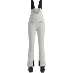 GSOU SNOW Womens Ski Bibs Snow Pants Snowboard Slim Overalls Insulated Waterproof Windproof Warm Winter(Beige)