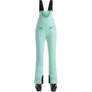 GSOU SNOW Womens Ski Bibs Snow Pants Snowboard Slim Overalls Insulated Waterproof Windproof Warm Winter(Green)