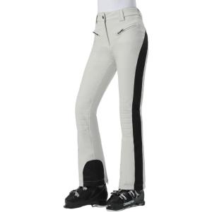 GSOU SNOW Womens Ski Pants Slim Snow Flared Snowboarding Insulated Waterproof Windproof Winter Outdoor Hiking Warm(Beige)