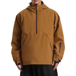 GSOU SNOW Womens Snowboard Jacket Men Snow Jacket Warm Waterproof Coat Ski Jacket for Winter Sport(Dark Coffee)