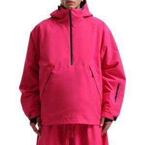 GSOU SNOW Womens Snowboard Jacket Men Snow Jacket Warm Waterproof Coat Ski Jacket for Winter Sport(Rose Red)