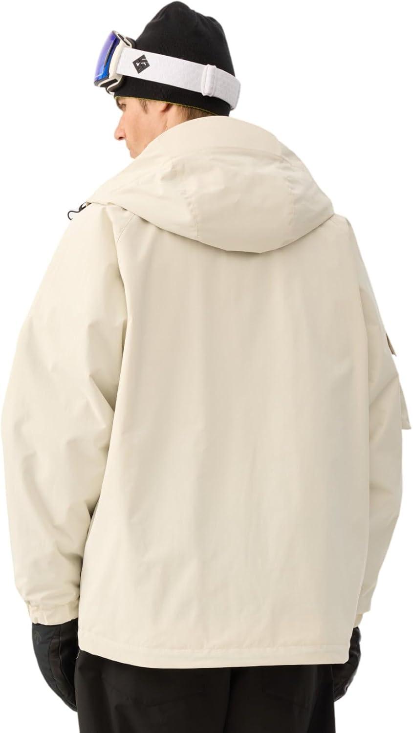 image:imageGSOU SNOW Snowboard Jacket Men Ski Jackets Women Snow Jacket Snowboarding Coat Mountain Hooded Waterproof WindproofBeige03