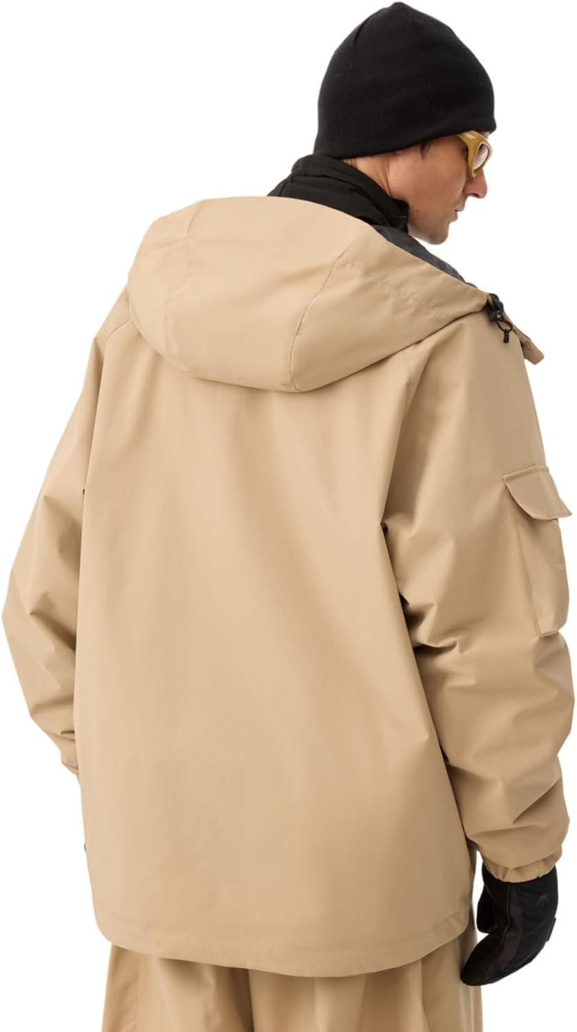 image:imageGSOU SNOW Snowboard Jacket Men Ski Jackets Women Snow Jacket Snowboarding Coat Mountain Hooded Waterproof WindproofKhaki03