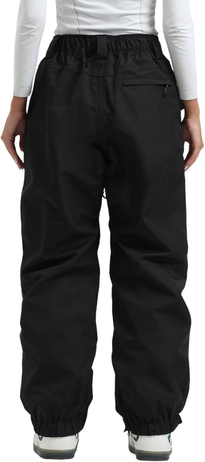 image:imageGSOU SNOW Womens Ski Pants Mens Snowboard Pants Waterproof Snow Pants for Winter Outdoor Sport WarmBlack