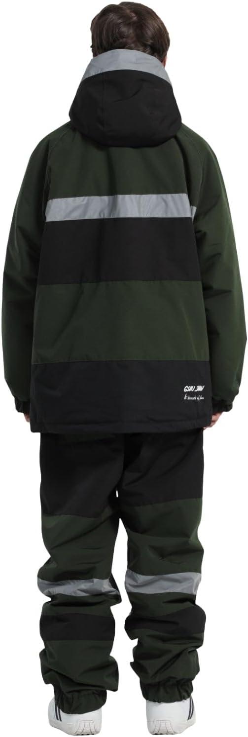 image:imageGSOU SNOW Womens Ski Pants Mens Snowboard Pants Waterproof Snow Pants for Winter Outdoor Sport WarmBlack7
