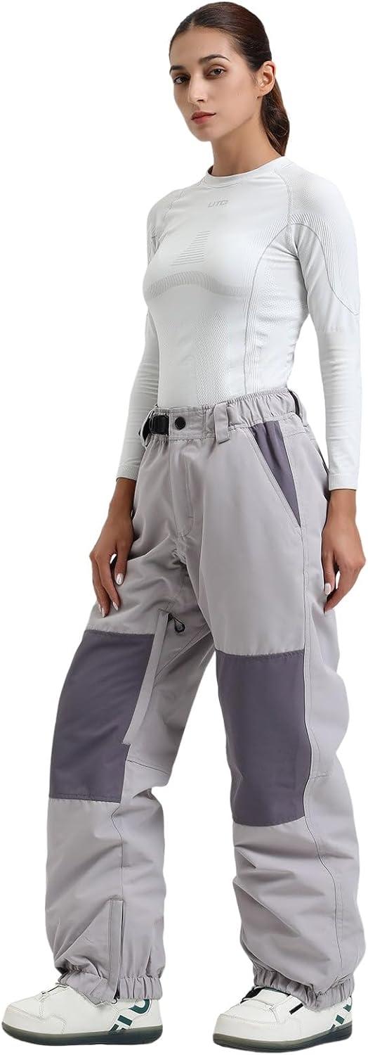 image:imageGSOU SNOW Womens Ski Pants Mens Snowboard Pants Waterproof Snow Pants for Winter Outdoor Sport WarmCoffee
