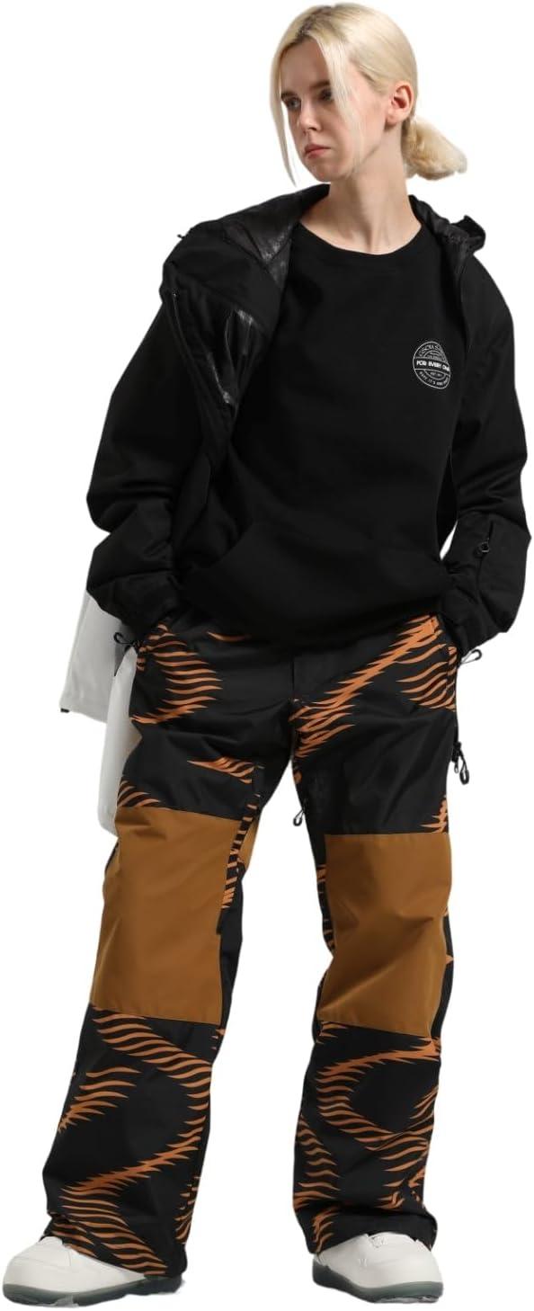 image:imageGSOU SNOW Womens Ski Pants Mens Snowboard Pants Waterproof Snow Pants for Winter Outdoor Sport WarmCoffee1