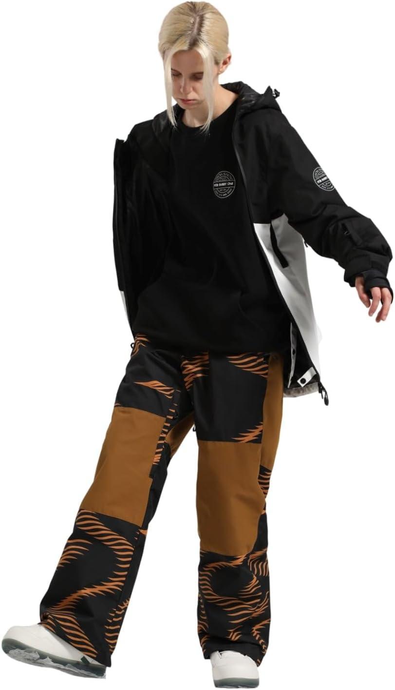 image:imageGSOU SNOW Womens Ski Pants Mens Snowboard Pants Waterproof Snow Pants for Winter Outdoor Sport WarmCoffee1