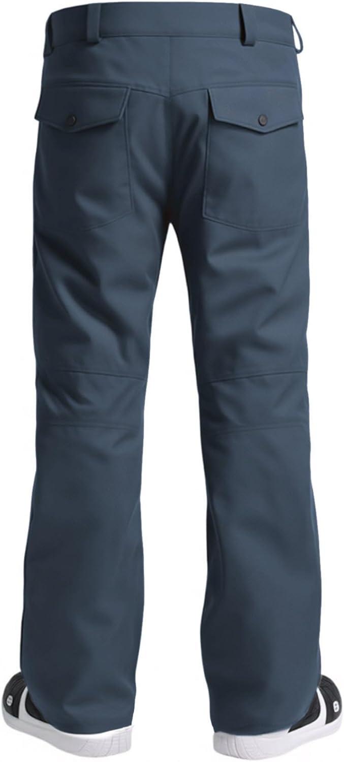 image:imageGSOU SNOW Womens Ski Pants Mens Snowboard Pants Waterproof Snow Pants for Winter Outdoor Sport WarmGrey1