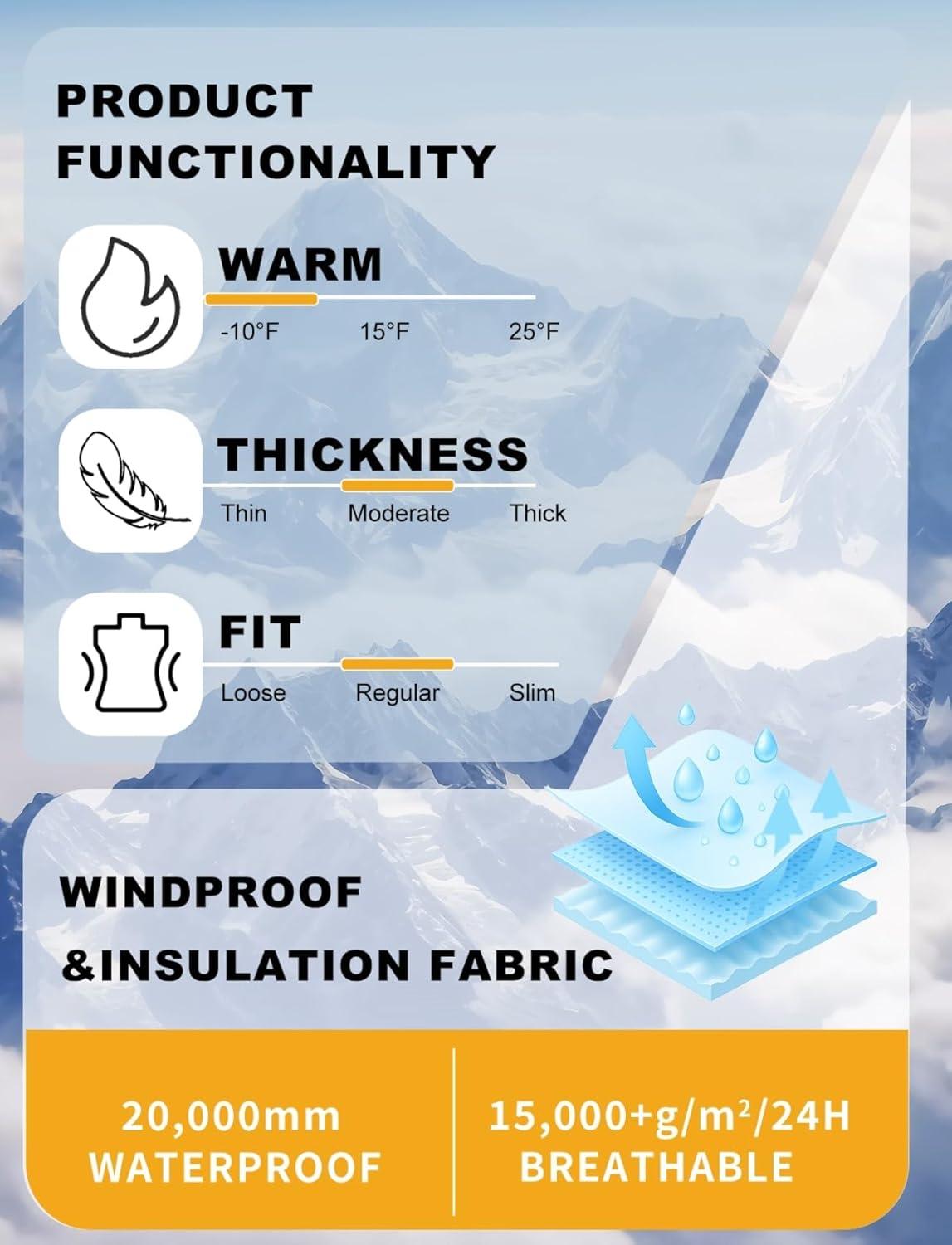 image:imageGSOU SNOW Womens Ski Suit One Piece Snow Suit Asymmetric Design Utility Jumpsuit Jacket Waterproof Insulated for Snow SportsRed
