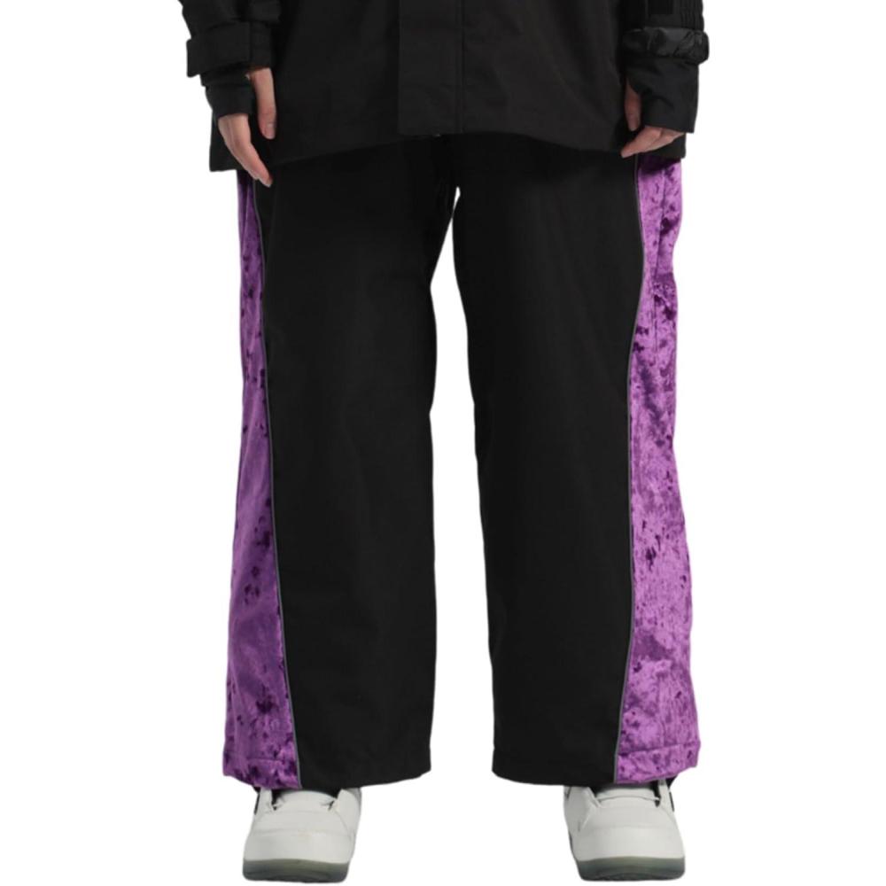 image:imageGSOU SNOW Womens Ski Pants Mens Snowboard Pants Waterproof Snow Pants for Winter Outdoor Sport WarmBlack Purple
