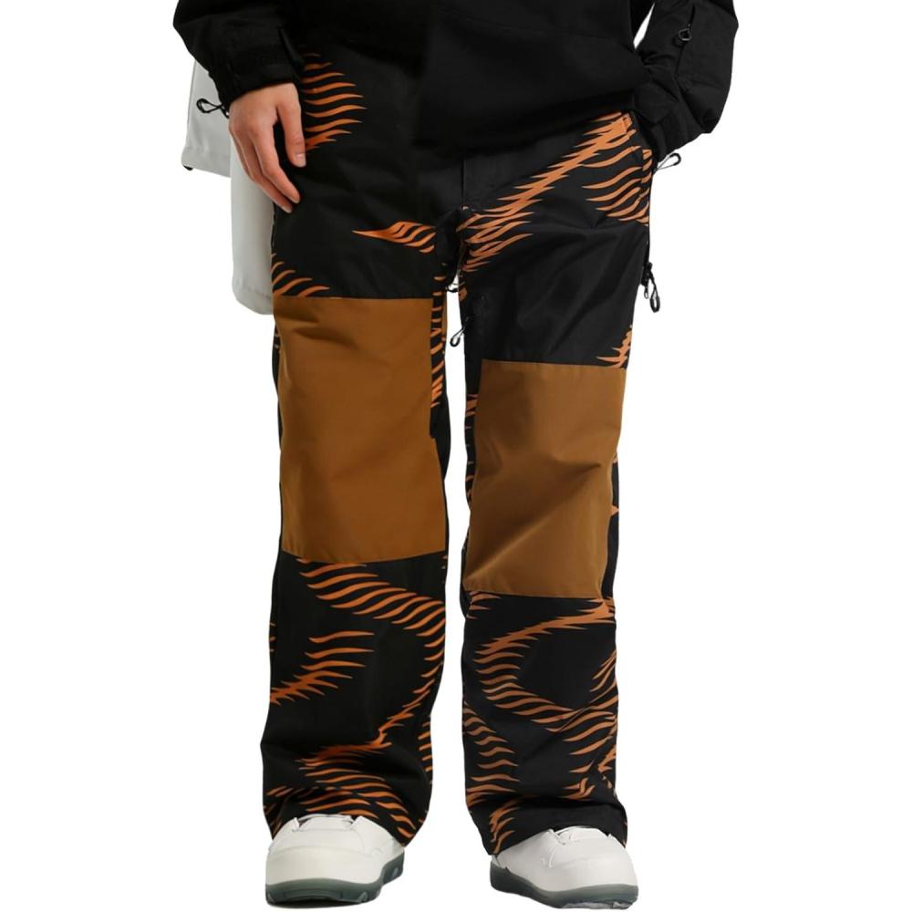 image:imageGSOU SNOW Womens Ski Pants Mens Snowboard Pants Waterproof Snow Pants for Winter Outdoor Sport WarmCoffee1