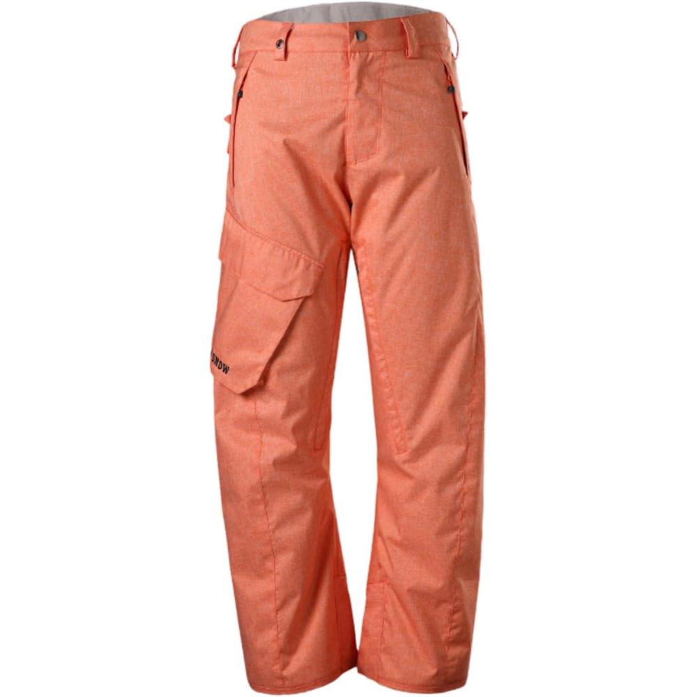 image:imageGSOU SNOW Womens Ski Pants Mens Snowboard Pants Waterproof Snow Pants for Winter Outdoor Sport WarmOrange1