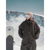 GSOU SNOW Men Ski Jacket Snowboard Waterproof Baggy Snow Coat Warm Winter Sport Hooded(Army Green)