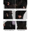 GSOU SNOW Men Ski Jacket Snowboard Waterproof Baggy Snow Coat Warm Winter Sport Hooded(Beige 1)