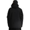 GSOU SNOW Men Ski Jacket Snowboard Waterproof Baggy Snow Coat Warm Winter Sport Hooded(Black 1)