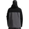 GSOU SNOW Men Ski Jacket Snowboard Waterproof Baggy Snow Coat Warm Winter Sport Hooded(Black Grey)