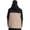 GSOU SNOW Men Ski Jacket Snowboard Waterproof Baggy Snow Coat Warm Winter Sport Hooded(Black Khaki)