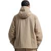 GSOU SNOW Men Ski Jacket Snowboard Waterproof Baggy Snow Coat Warm Winter Sport Hooded(Khaki)