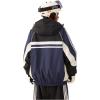 GSOU SNOW Men Ski Jacket Women Baggy Snowboard Jacket Snow Coat Mountain Jacket Hooded Waterproof Windproof Reflective Strip(Blue)