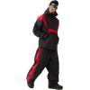 GSOU SNOW Men’s Baggy Snowboard Jackets Waterproof Ski Jacket Women Insulated Pullover 2L Snow Coat(Black+red)
