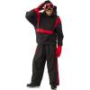 GSOU SNOW Men’s Baggy Snowboard Jackets Waterproof Ski Jacket Women Insulated Pullover 2L Snow Coat(Black+red)