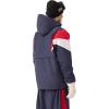 GSOU SNOW Men’s Baggy Snowboard Jackets Waterproof Ski Jacket Women Insulated Pullover 2L Snow Coat(Navy+red)