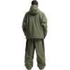GSOU SNOW Mens Ski Jacket and Pants Set Ski Suit Snowboard Pants Mens Snow Suit Snowboarding Jacket Waterproof Windproof(Army Green)