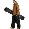 GSOU SNOW Mens Ski Jacket and Pants Set Ski Suit Snowboard Pants Mens Snow Suit Snowboarding Jacket Waterproof Windproof(Coffee Black)