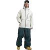 GSOU SNOW Men’s Snowboard Jacket Waterproof Ski Coat Winter Snow Insulated Windproof Jacket(Beige)