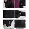 GSOU SNOW Men’s Snowboard Jacket Waterproof Ski Coat Winter Snow Insulated Windproof Jacket(Black)