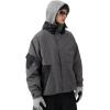 GSOU SNOW Mens Womens Ski Jacket Baggy Snowboard Coat Waterproof Insulated Snow Hoodie For Winter Outdoor Sports Loose Fit