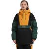 GSOU SNOW Ski Jacket Waterproof Windproof Snowboarding Men Women Insulated Warm Fabric(Black Yellow)