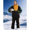 GSOU SNOW Ski Jacket Waterproof Windproof Snowboarding Men Women Insulated Warm Fabric(Black Yellow)