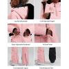 GSOU SNOW Ski Suit Women Snowsuit Slim One Piece Jumpsuit Snow Jackets Waterproof Winter Windproof Outdoor Sports Warm(All Pink)