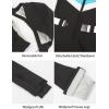 GSOU SNOW Ski Suit Women Snowsuit Slim One Piece Jumpsuit Snow Jackets Waterproof Winter Windproof Outdoor Sports Warm(Black 1)