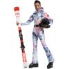 GSOU SNOW Ski Suit Women Snowsuit Slim One Piece Jumpsuit Snow Jackets Waterproof Winter Windproof Outdoor Sports Warm(Multicolor)