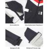 GSOU SNOW Ski Suit Women Snowsuit Slim One Piece Jumpsuit Snow Jackets Waterproof Winter Windproof Outdoor Sports Warm(Navy Blue)