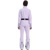 GSOU SNOW Ski Suit Women Snowsuit Slim One Piece Jumpsuit Snow Jackets Waterproof Winter Windproof Outdoor Sports Warm(Purple 1)