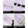 GSOU SNOW Ski Suit Women Snowsuit Slim One Piece Jumpsuit Snow Jackets Waterproof Winter Windproof Outdoor Sports Warm(Purple)