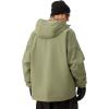 GSOU SNOW Snowboard Jacket Men Ski Jackets Women Snow Jacket Snowboarding Coat Mountain Hooded Waterproof Windproof(Army Green)