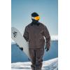 GSOU SNOW Snowboard Jacket Men Ski Jackets Women Snow Jacket Snowboarding Coat Mountain Hooded Waterproof Windproof(Beige 2)