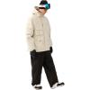 GSOU SNOW Snowboard Jacket Men Ski Jackets Women Snow Jacket Snowboarding Coat Mountain Hooded Waterproof Windproof(Beige-03)