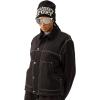 GSOU SNOW Snowboard Jacket Men Ski Jackets Women Snow Jacket Snowboarding Coat Mountain Hooded Waterproof Windproof(Black 1)