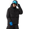 GSOU SNOW Snowboard Jacket Men Ski Jackets Women Snow Jacket Snowboarding Coat Mountain Hooded Waterproof Windproof(Black)
