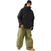 GSOU SNOW Snowboard Jacket Men Ski Jackets Women Snow Jacket Snowboarding Coat Mountain Hooded Waterproof Windproof(Black-03)