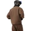 GSOU SNOW Snowboard Jacket Men Ski Jackets Women Snow Jacket Snowboarding Coat Mountain Hooded Waterproof Windproof(Dark Brown 1)