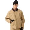 GSOU SNOW Snowboard Jacket Men Ski Jackets Women Snow Jacket Snowboarding Coat Mountain Hooded Waterproof Windproof(Khaki 1)