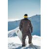 GSOU SNOW Snowboard Jacket Men Ski Jackets Women Snow Jacket Snowboarding Coat Mountain Hooded Waterproof Windproof(Khaki 2)