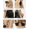 GSOU SNOW Snowboard Jacket Men Ski Jackets Women Snow Jacket Snowboarding Coat Mountain Hooded Waterproof Windproof(Khaki-03)